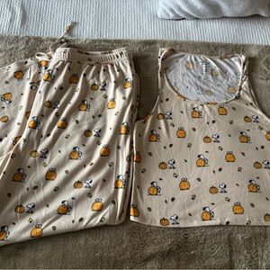 American Eagle Outfitters Peanuts Pajama Set xxl